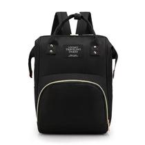 Mochila Multifuncional Poliéster Impermeável Fashion Preta Mochila Multifuncional Poliéster Impermeável Fashion Preta