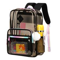 Mochila MUSEVOS Clear Heavy Duty TPU transparente 41x29x18 cm