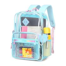 Mochila MUSEVOS Clear TPU Stadium aprovada 41x29x18cm azul