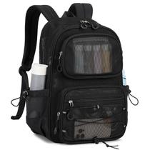 Mochila MUSEVOS de Malla Transparente Negra Aprobada por la TSA