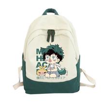 Mochila My Hero Academia Midoriya Izuku Cartoon Kids School