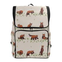 Mochila Naanle Cute Red Cartoon Panda Grass Waterproof 40L