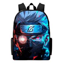Mochila Naruto Bolsa Anime Juvenil Uzumaki Volta as Aulas Escola Viagem Akatsuki Estampa:06