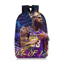 Mochila NBA Estilo Estudantil Masculino - Design Moderno