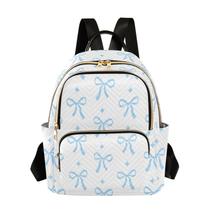 Mochila NCRJCZQL acolchoada com laço para mulheres, moda pequena