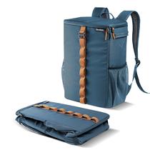 Mochila Nevera CleverMade Tahoe Capacidad 24L Océano/Cognac