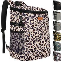 Mochila Nevera Vankor Impermeable para Mujeres, Capacidad para 45 Latas, Color Negro