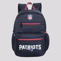 Mochila NFL New England Patriots Esportiva Preta