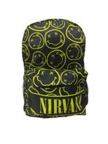 Mochila Nirvana Logo Smile Bolsa De Rock Escolar M076 RCH