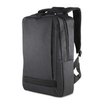 Mochila Notebook 15.6 13,5L Poliéster 300D Preta Compacta com Bolsos Trabalho Estudo Resistente Mochila Notebook 15.6 13,5L Poliéster 300D Preta Compacta com Bolsos Trabalho Estudo Resistente