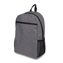 Mochila Notebook 15.6 16L Poliéster 300D Resistente Bolso Frontal Laterais Escolar Trabalho Viagem Cinza Mochila Notebook 15.6 16L Poliéster 300D Resistente Bolso Frontal Laterais Escolar Trabalho Viagem Cinza