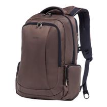 Mochila Notebook 15.6 Antifurto Posh Bolso Sec Journey Pro Café