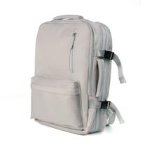 Mochila Notebook 15.6 Expansível 15 a 31L USB Engate Mala Cinza Executiva Viagem Trabalho