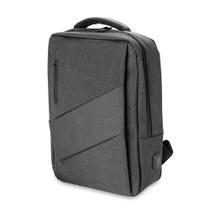 Mochila Notebook 15.6 Expansível 2027L USB Engate Mala Executiva Viagem Trabalho Resistente Grafite