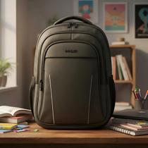 Mochila Notebook 15.6" Impermeável Unissex Ergonômica com Compartimentos