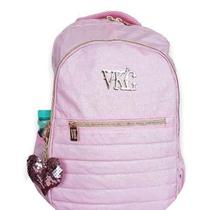 Mochila Notebook 15 Feminina Escolar M3987 Rosa Metalizada Mochila Notebook 15 Feminina Escolar M3987 Rosa Metalizada