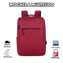 Mochila Notebook Antifurto USB Semi Impermeável Trabalho Faculdade Mochila Notebook Antifurto USB Semi Impermeável Trabalho Faculdade