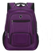 Mochila Notebook BOLSA Reforçada Luxo Resistente ROXO TOP
