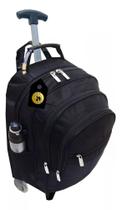 Mochila Notebook Carrinho Rodinhas Executiva Viagem REFORÇADA