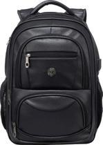 Mochila Notebook Couro Pu Executiva Alça Acolchoada Mochila Notebook Couro Pu Executiva Alça Acolchoada