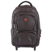 Mochila Notebook de Bordo Rodinha Executiva em PU - Swiss