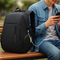 Mochila Notebook Entrada USB Bolsa Levar Perfume Maquiagem Computador Roupa Bagagem Mochila Notebook Entrada USB Bolsa Levar Perfume Maquiagem Computador Roupa Bagagem