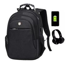 Mochila Notebook Entrada UsbFone Masculina Feminina MN4086