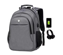 Mochila Notebook Entrada UsbFone Masculina Feminina MN4086