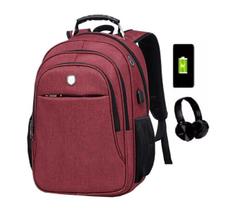 Mochila Notebook Entrada UsbFone Masculina Feminina MN4086