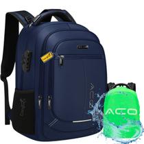 Mochila Notebook Masculina Feminina Reforçada Com Capa de Chuva Escolar Faculdade Viagens Bolso Antifurto Cadeado Saida USB Mochila Notebook Masculina Feminina Reforçada Com Capa de Chuva Escolar Faculdade Viagens Bolso Antifurto Cadeado Saida USB