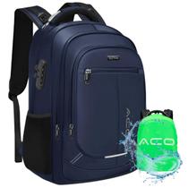 Mochila Notebook Masculina Feminina Reforçada Com Capa de Chuva Escolar Faculdade Viagens Bolso Antifurto Cadeado Saida USB