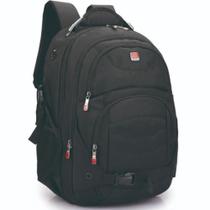 Mochila Notebook Reforçada Semi-impermeável Executiva Alça Cabo De Aço