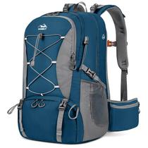 Mochila NUBILY 50L impermeável para trilha e camping com capa de chuva Mochila NUBILY 50L impermeável para trilha e camping com capa de chuva