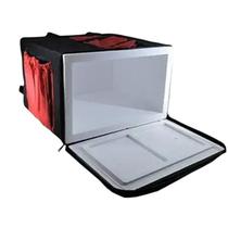 Mochila nylon pizza 45l big preta vermelha Mochila nylon pizza 45l big preta vermelha