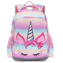 Mochila Octsky Unicorn para meninas, crianças, pré-escola, jardim de infância