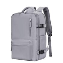 Mochila OEM Viral Laptop Viagem Escolar à Prova D'água Náilon Impermeável 47x31x22cm Cinza Adulto