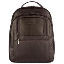 Mochila Office em couro café Masculino