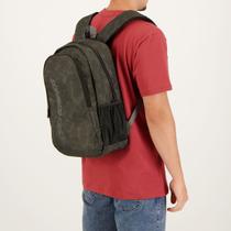 Mochila Olympikus Essential Estampa Cinza e Preta