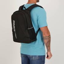 Mochila Olympikus Essential Preta e Cinza