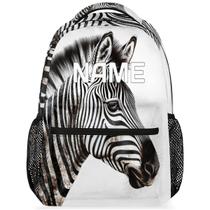 Mochila OMFUNS Animal Zebra personalizada para crianças, meninos e meninas Mochila OMFUNS Animal Zebra personalizada para crianças, meninos e meninas