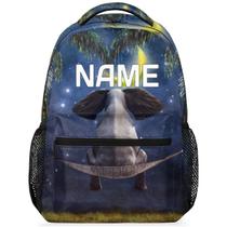Mochila OMFUNS Elephant Animal personalizada para crianças Ocean Beach