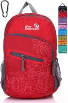 Mochila Outlander Plegable Ligera 20L/33L, Roja