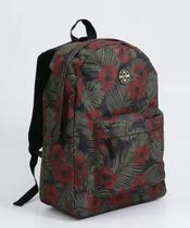 Mochila Overblack Tropical Costas Estampa Juvenil Casual