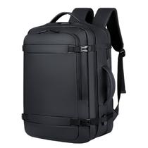 Mochila Oxford impermeável para homens para laptop de 16 polegadas preta