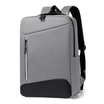Mochila Oxford Laptop para homens impermeável, leve, cinza