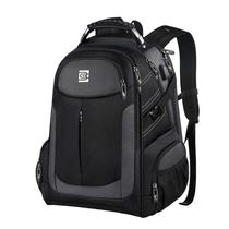 Mochila Oxford Laptop para homens preta de 16 polegadas com capacidade de 1,2 kg