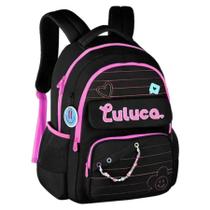 Mochila P/ Costas Cores: Preto, Rosa Ou Roxo Lu24610 Luluca Mochila P/ Costas Cores: Preto, Rosa Ou Roxo Lu24610 Luluca