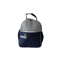 Mochila P Space Azul Marinho Listrado Térmica e Impermeável