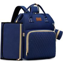 Mochila Pañalera ROSEGIN 35L Impermeable Azul Marino
