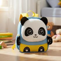 Mochila Panda 3d Infantil Pequena De Costas Escolar Passeio -
